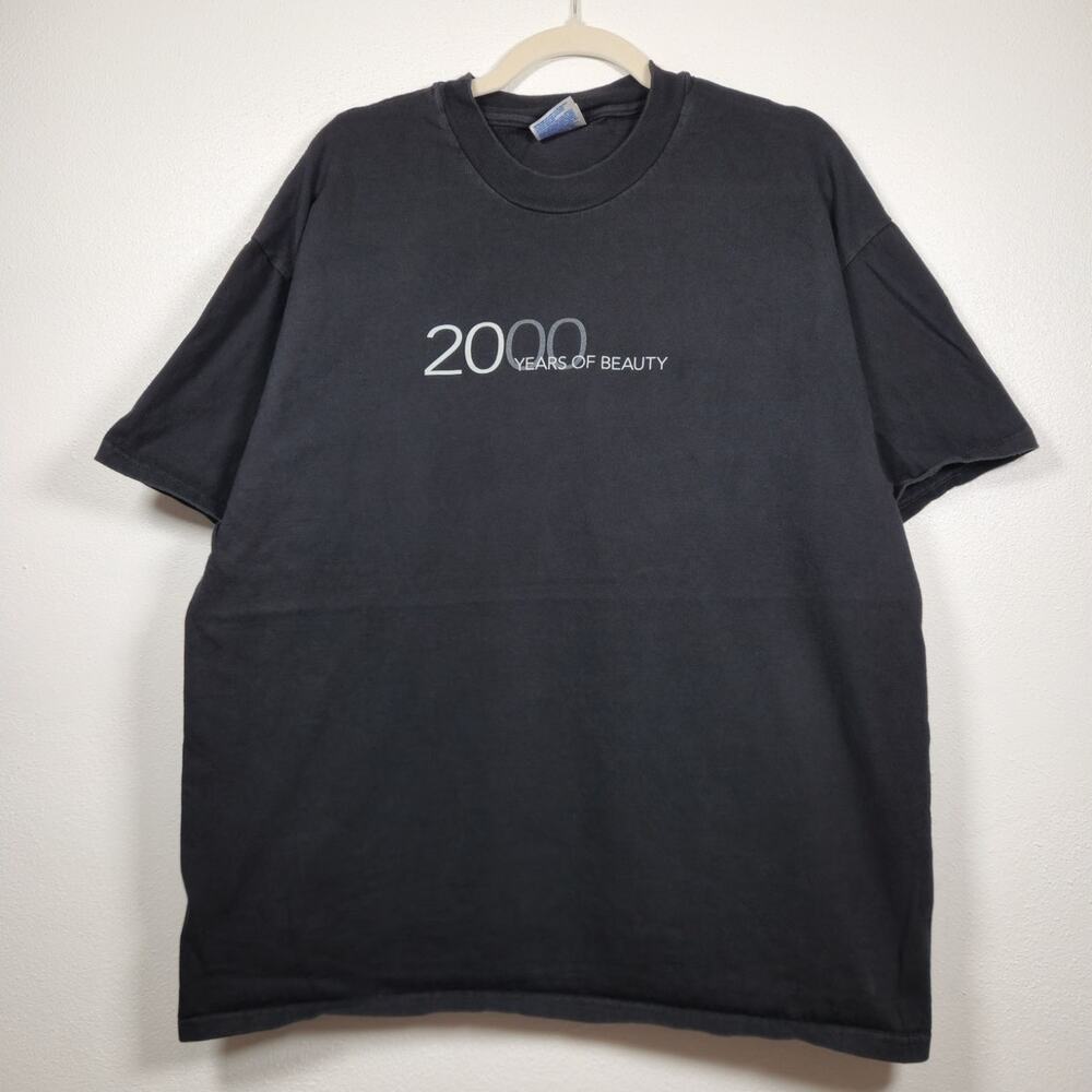 Vintage Paul Mitchell Hair Salon Rare Black Hanes XL Shirt 90s 00s Promo